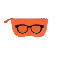 Szemüveg zseb cipzárral - Narancssárga
