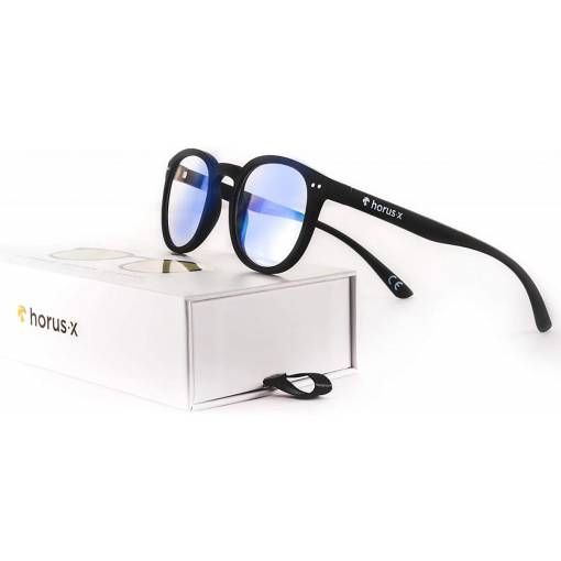 Foto - Horus X kék fény elleni játék szemüveg - Unisex, fekete