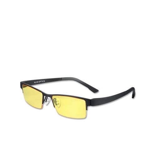 Foto - KLIM szűrőszemüveg UV szűrővel - Fekete, sárga lencsékkel