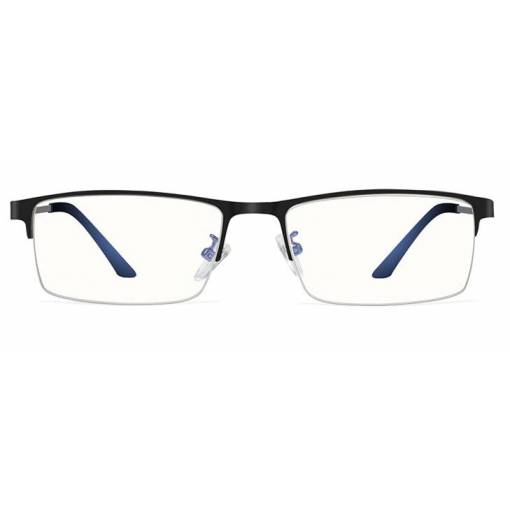 Foto - Unisex kék könnyű polo keretű napszemüveg - Fekete