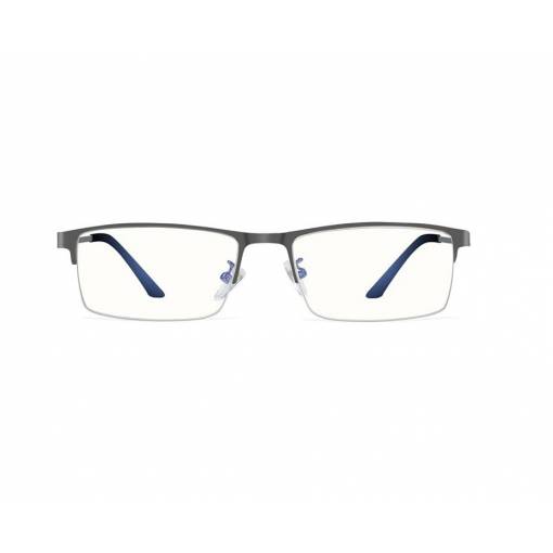 Foto - Unisex kék világos félkeretes napszemüveg - Sötétszürke