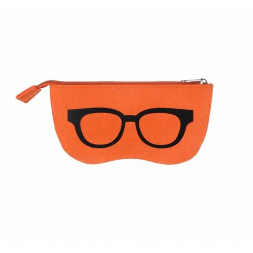 Foto - Szemüveg zseb cipzárral - Narancssárga